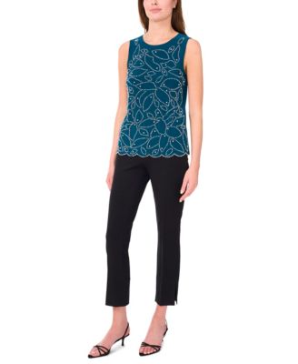 Women's Scalloped-Hem Tank Top