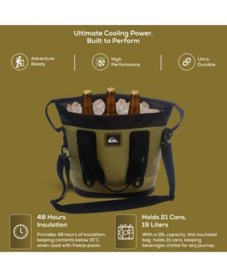 Coastal Collection 48-72H 5 Layer Insulated Tote Coller Bag with Waterproof Zippers