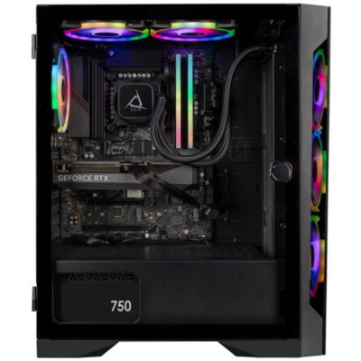 SET Gaming PC - Liquid Cooled Intel Core i9 14900KF 3.2GHz 24-Core, 32GB DDR5 Memory, GeForce RTX 5060 Ti 16GB GDDR7, 2TB SSD, WiFi, Win 11 Home