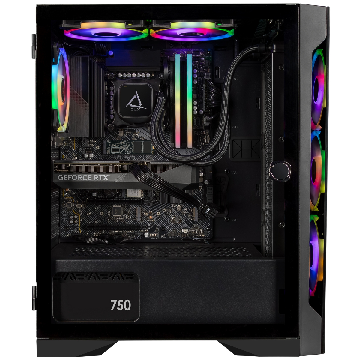 Clx Set Gaming Pc - Liquid Cooled Intel Core i9 14900KF 3.2GHz 24-Core, 32GB DDR5 Memory, GeForce Rtx 5060 Ti 16GB GDDR7, 2TB Ssd, WiFi, Win 11 Home