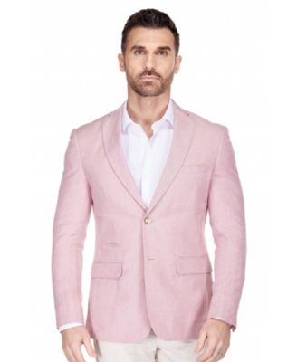 Men's Slim Fit Linen-Blend Blazer