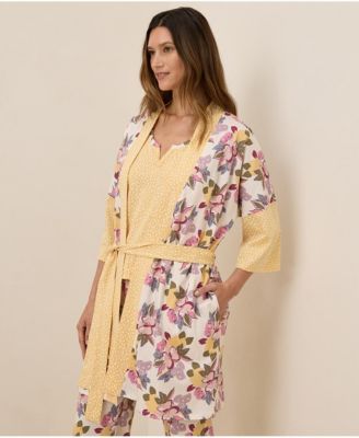 Women's Organic Cotton Staycation Short Robe