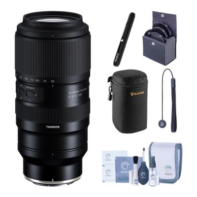 50-400mm f/4.5-6.3 Di III VC VXD Lens for Nikon Z Bundle with Filter Kit, Lens Case, Lens Cleaner