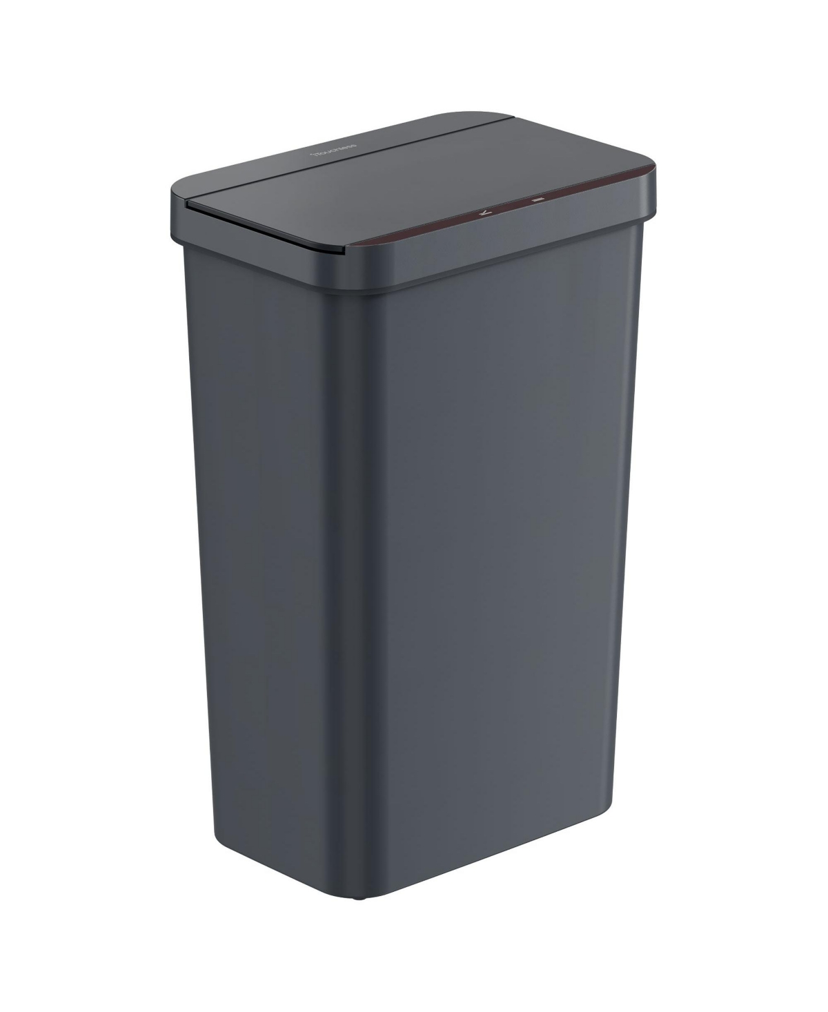 Prime 13.2 Gallon Plastic Sensor Trash Can, Durable Dent-Proof Construction, Slim and Space-Saving Automatic Bin - Grey