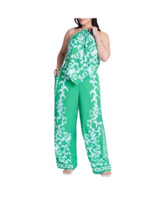 Women's Placed Print Pull On Pant