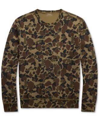 Men's Camo Double-Knit Sweatshirt