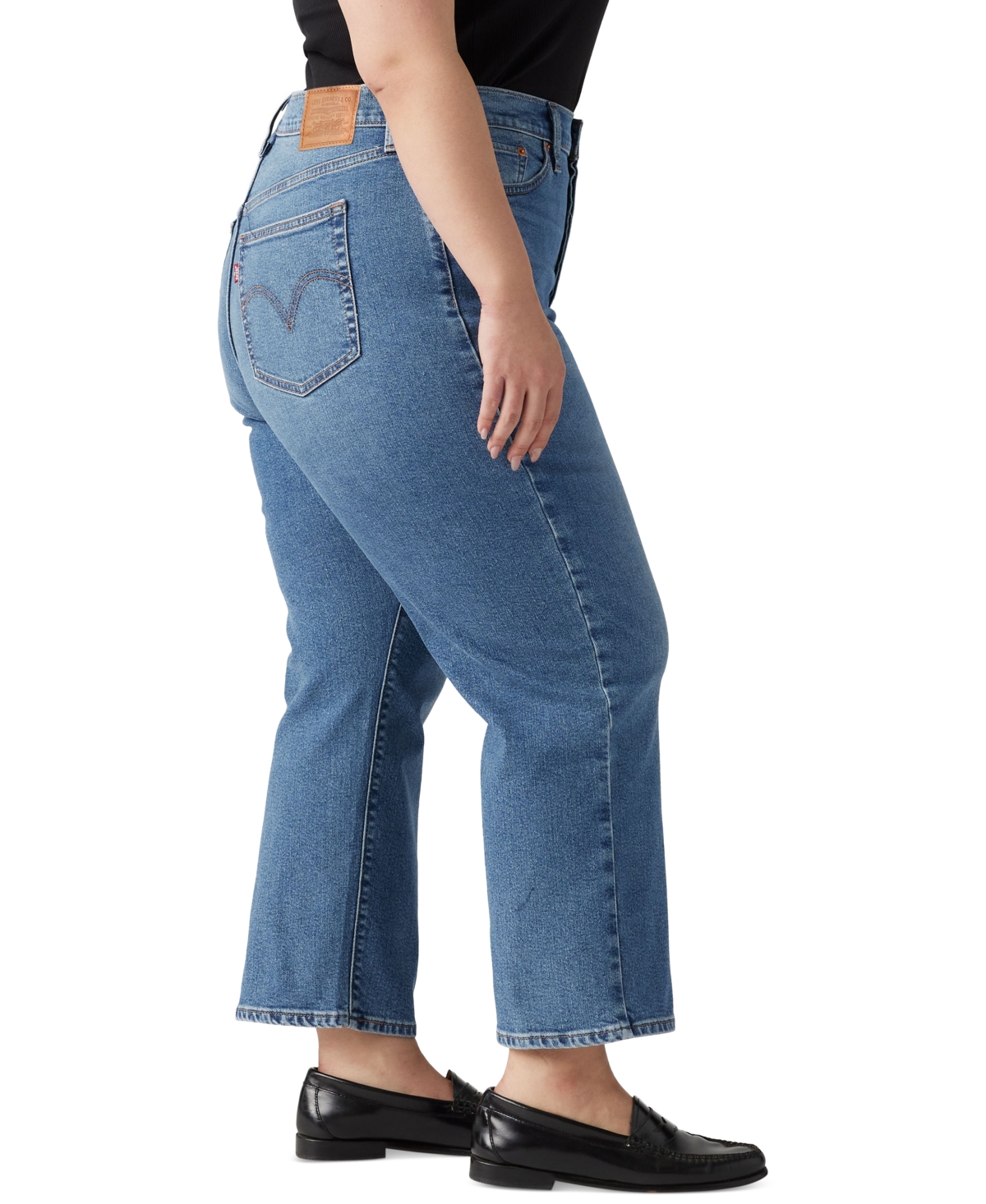 Levi's Plus Wedgie High-Rise Straight Jeans