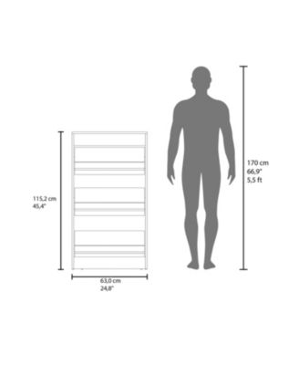 3 Doors, 3 Shelves Crocker Shoe Rack