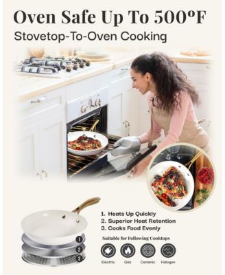 Natural Collection 12 inch Ceramic Coating Fry Pan