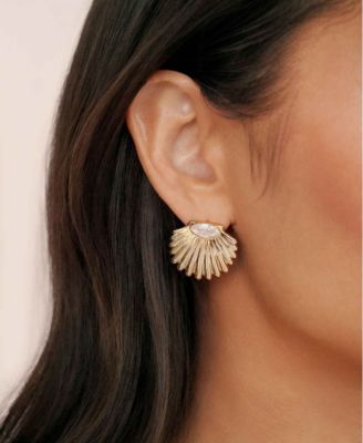 Santorini Shell Stud Earrings