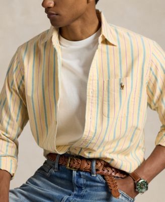 Men's Classic-Fit Striped Oxford Shirt
