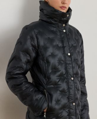 Women's Embroidered Puffer Coat