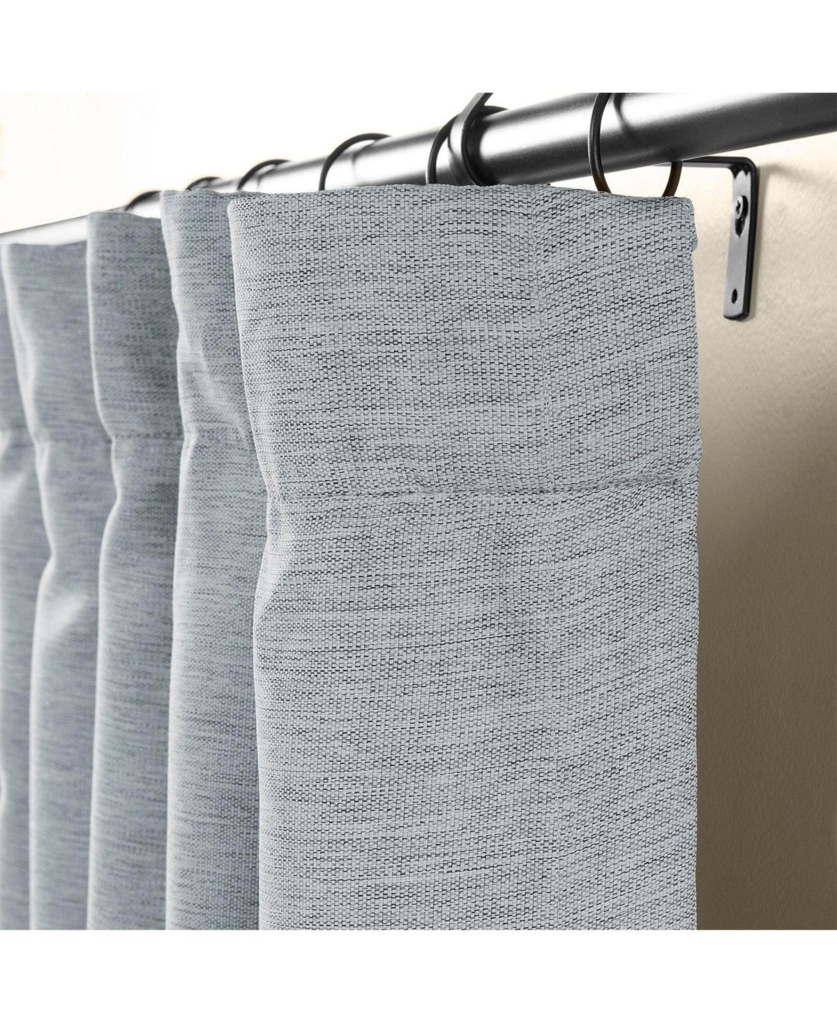 Half Price Drapes Textured Bellino Room Darkening Curtain In Blue