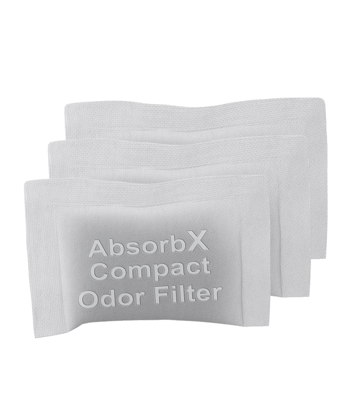 AbsorbX Natural Odor Filters for Trash Cans 3-Pack - White - regular size