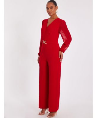 Women's Red Jumpsuits & Rompers - Macy's