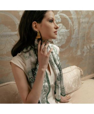 Toile - Long Silk Scarf for Women