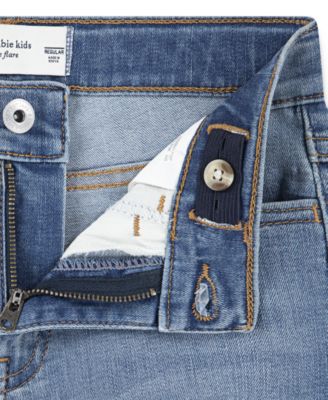 Girls High Rise Flared Jeans