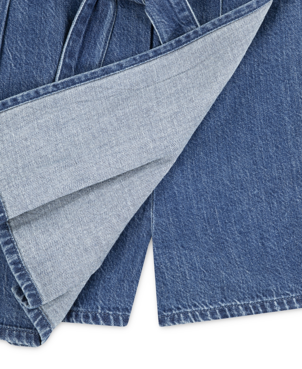 Abercrombie Girls Pleated Skort Dress In Blue
