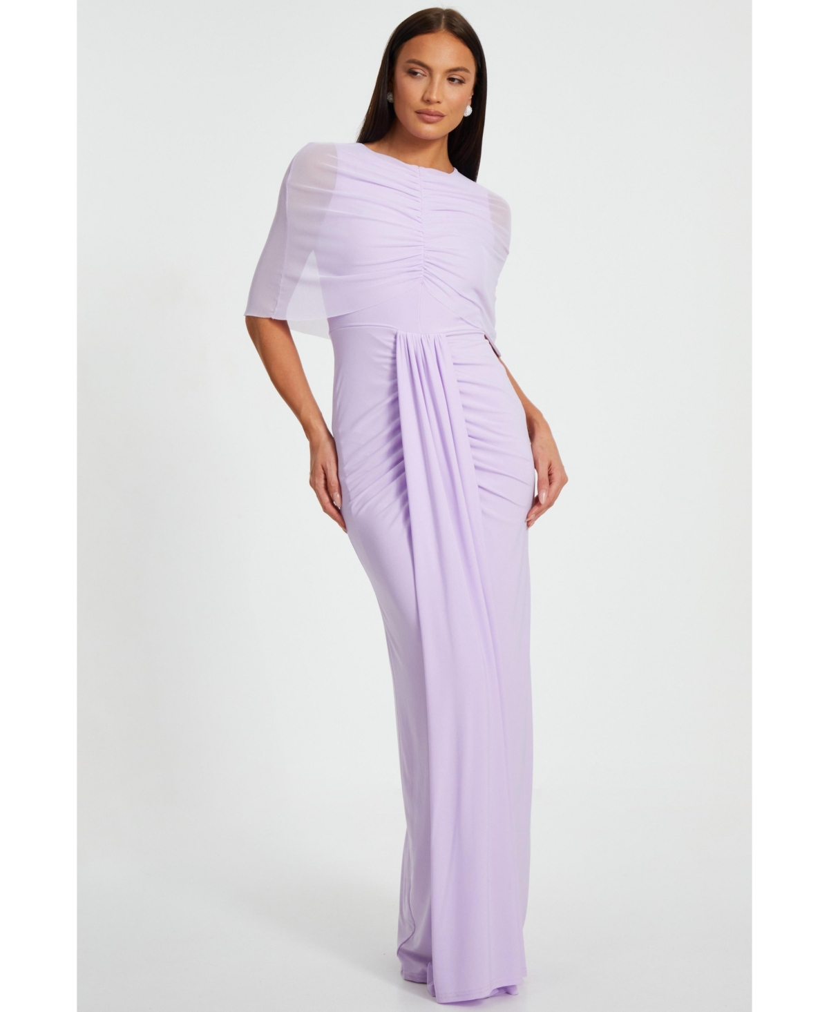 Women's Ity Draped Maxi Dress - Lilac
