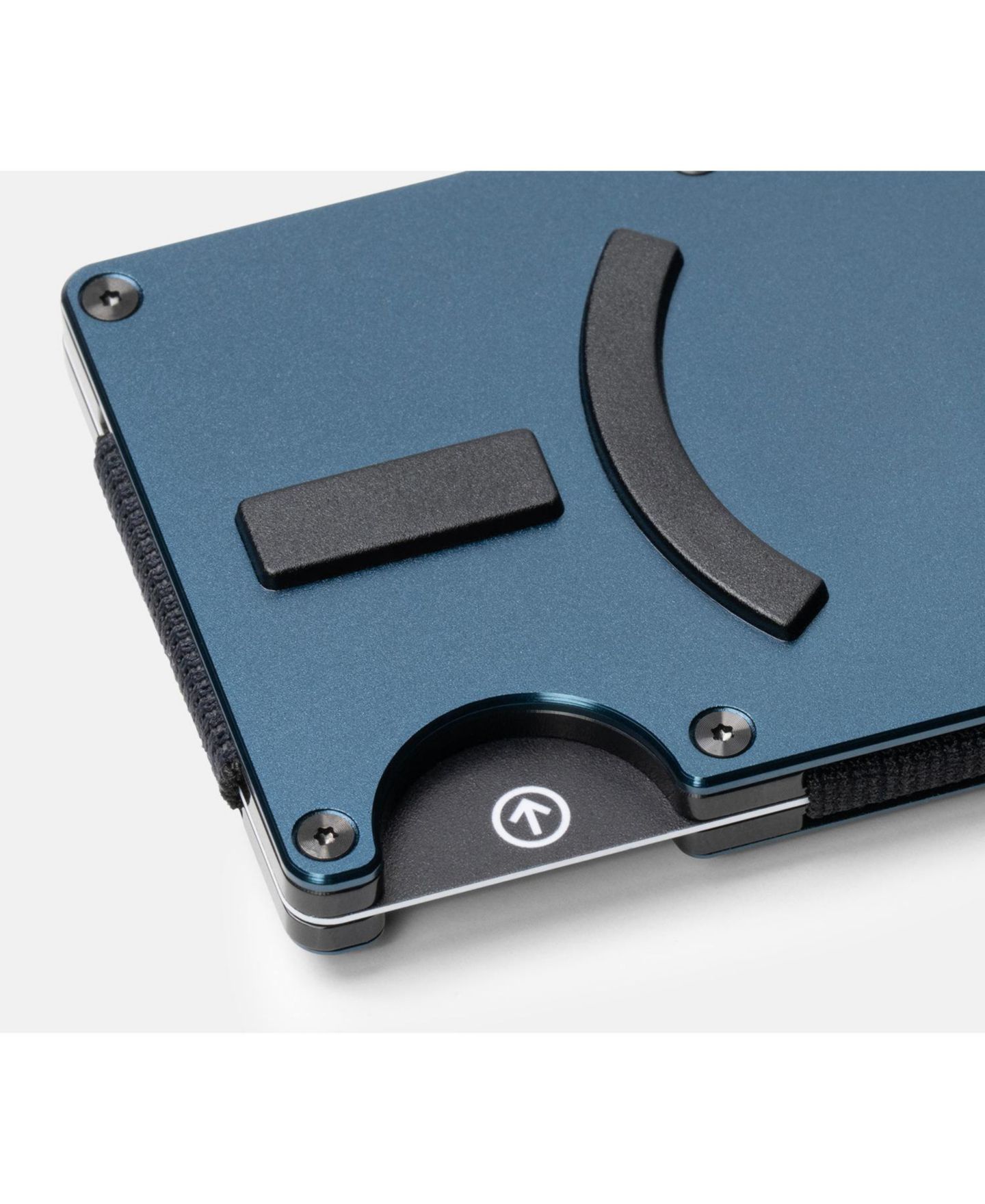 Мужской кошелёк The Ridge RIDGE Wallet for Magsafe - Alpine Navy - Cash Strap, цвет: Тёмно-синий — фото 3