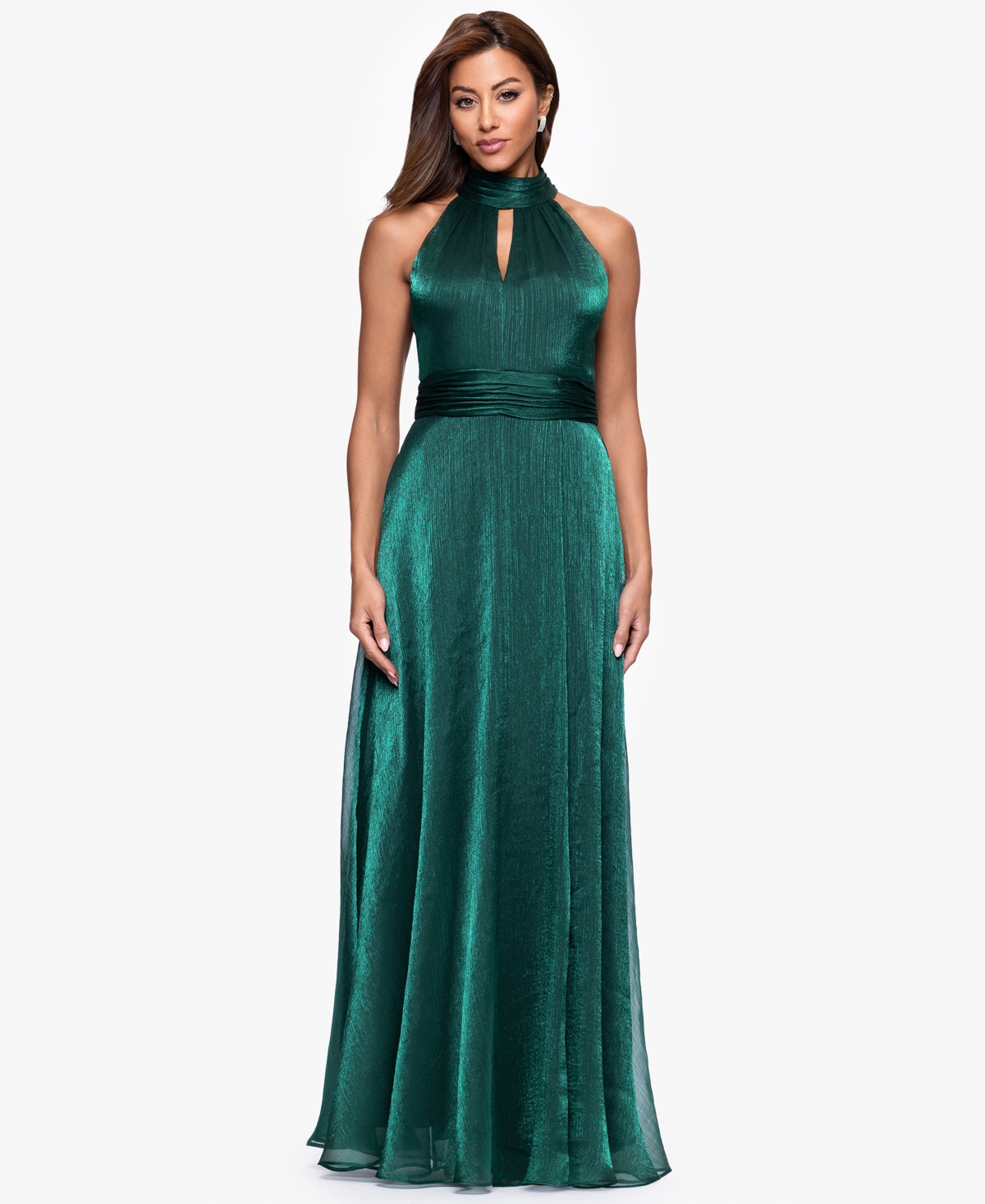 Xscape Women's Halter Long Dress