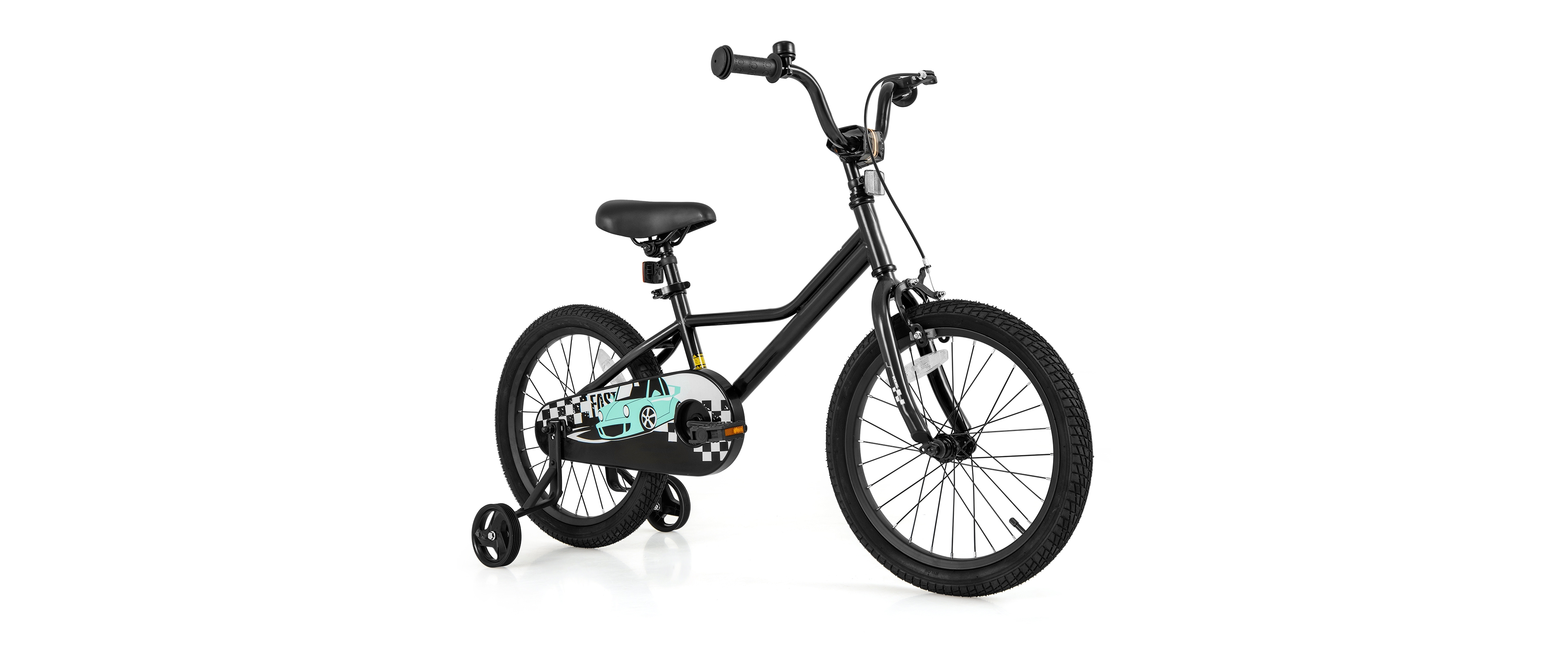 Kids Bike with Adjustable Seat and Low-Step Frame for Easy Mounting