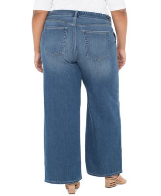 Plus Size Weekender High-Rise Wide-Leg Jeans