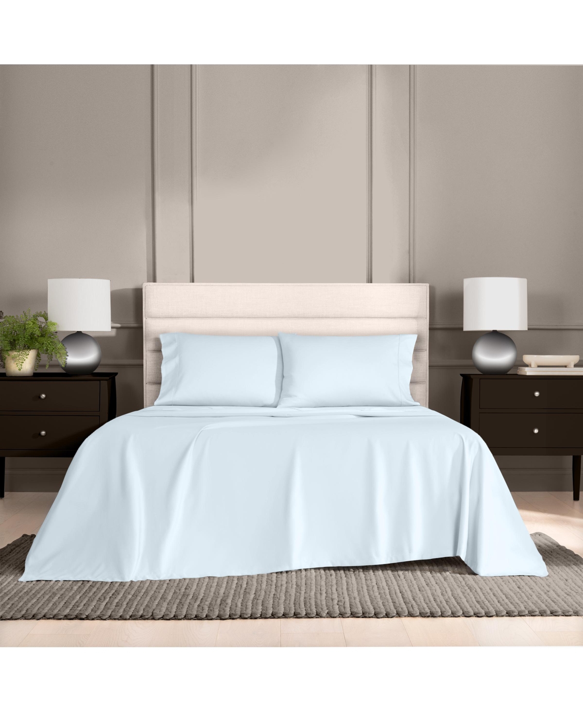 Aq Textiles Bergen House 1000 Thread Count 100% Certified Egyptian Cotton 4-pc. Sheet Set, King