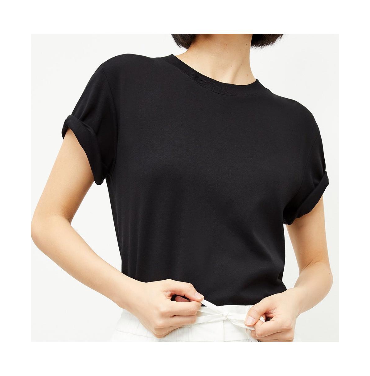 Women's Leslie T-Shirt - Organic Pima Cotton - Black