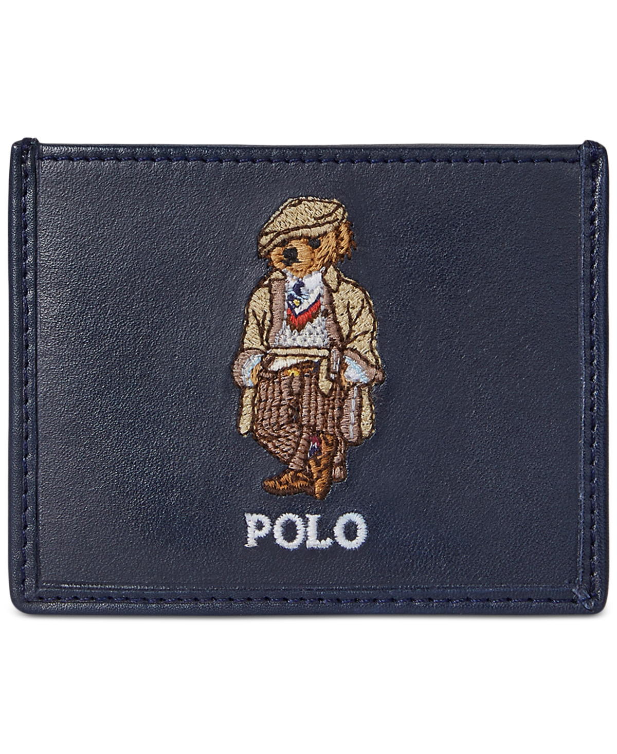 Polo Ralph Lauren Men's Polo Bear Leather Card Case