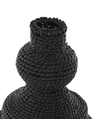 Seagrass 13.9" Woven Bubble Bohemian Vase