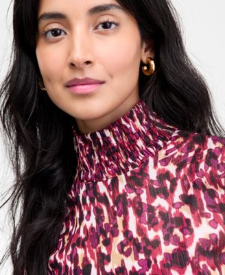 Women's Printed Belted Maxi Dress