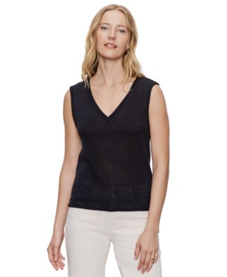 Sanctuary - Women's Soft V-Neck Sleeveless Top