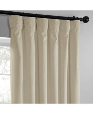 Heritage Plush Velvet Room Darkening Curtain
