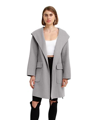 grey winter dress coat LOOBIS Coats For Women Lapel Wool : Clothing, Shoes & Jewelry The striking blue and grey plaid pattern brings a modern twist to a classic design Dark gray Wool Coat, Swing