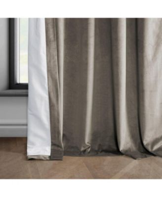 Heritage Plush Velvet Room Darkening Curtain