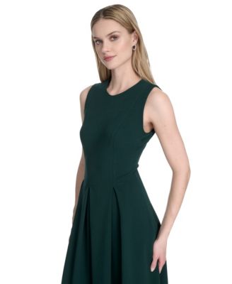 Women's Sleeveless Midi A-Line Dress