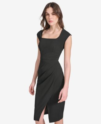 Women's Square-Neck Sheath Dress