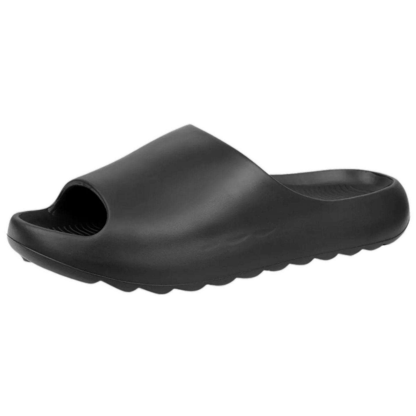 Мужские сандалии Alpine Swiss Edgar Cloud Slides Ultra-Comfortable Arch Support Pillow Slippers Light Waterproof Non-Slip Recovery Sandals Shower Pool Gym, цвет: Чёрный — фото 1