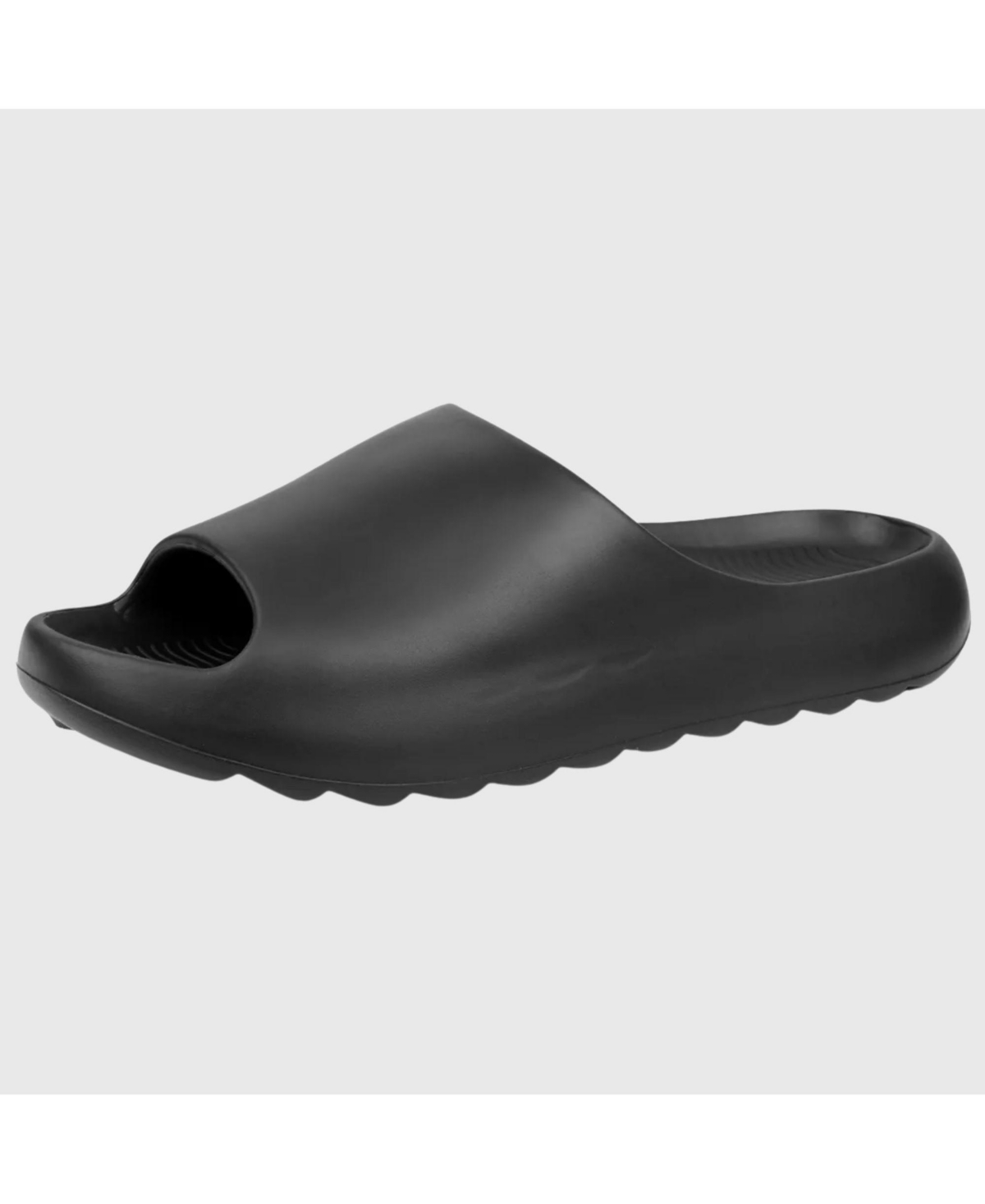 Men's Edgar Slides Recovery Sandals Waterproof Lightweight Slippers - Black