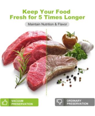 Bonsenkitchen 8” x 150  Vacuum Seal Roll Keeper with Cutter for Food Storage and Sous Vide