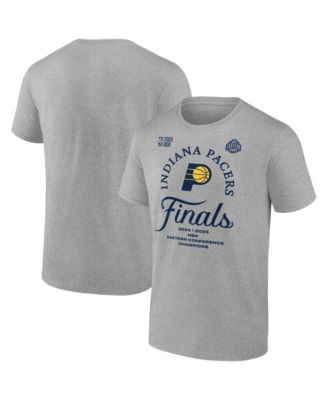 Fanatics - Men's Steel Indiana Pacers 2025 NBA Eastern Conference Champions Locker Room T-Shirt