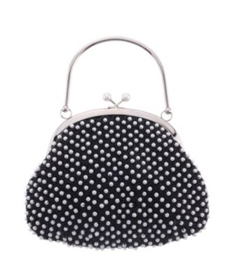 Vintage Style All Over Frame Clutch Bag