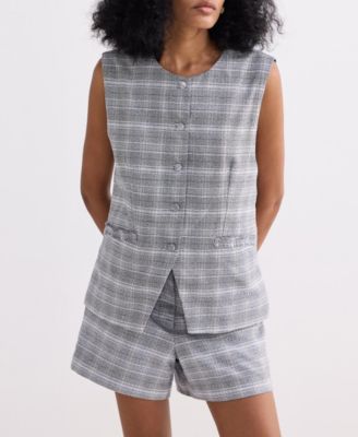 Women's Cotton Tweed Shorts