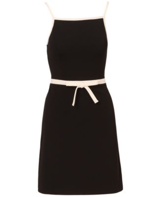 Women's Sleeveless Crepe A-Line Dress