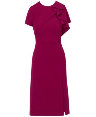 Women's Elbow-Sleeve A-Line Dress