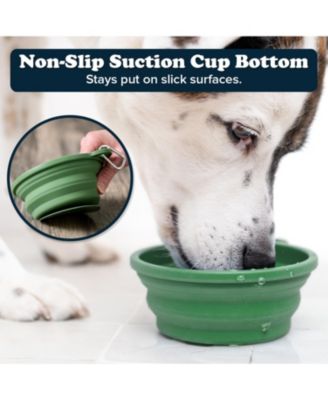 3-in-1 Dog Walk Bag, Travel Bowl, & Reflective Leash with Matching Planet-Safe Dog Poop Bags