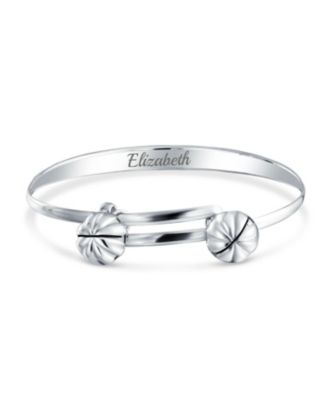 Jingle Bells Butterfly Bangle Bracelet Wrist .925 Sterling Bells Plated