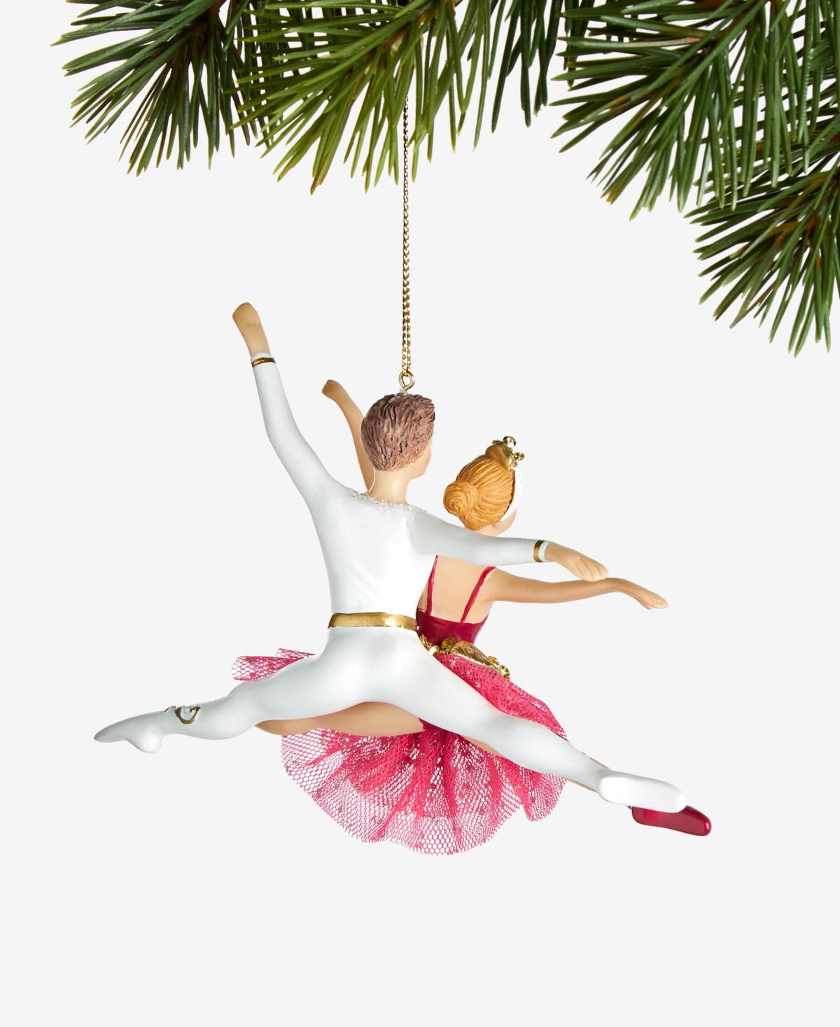 Holiday Lane Ballet Embellished Duet Ornament, Macy's Exclusive In Multi