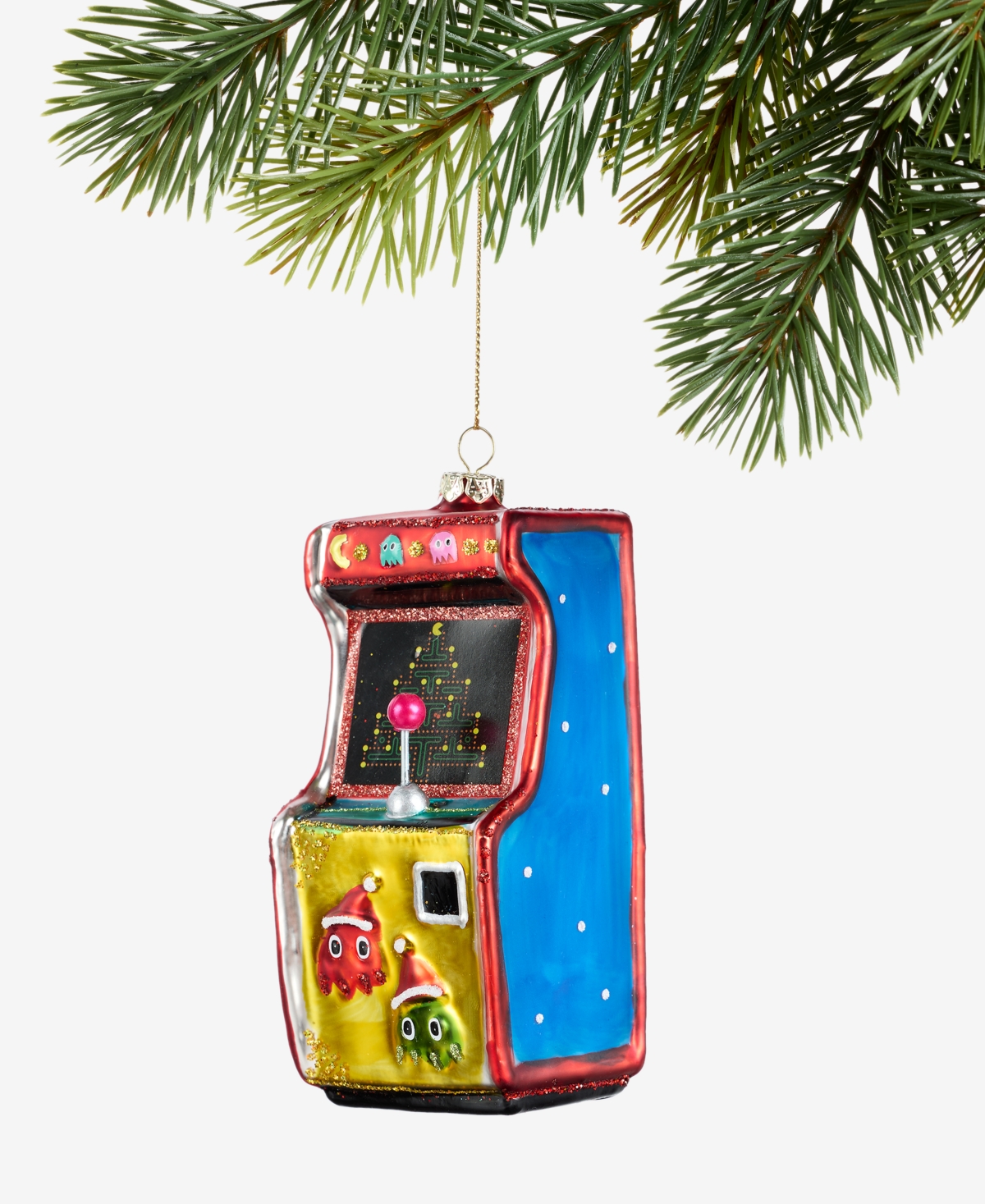 Holiday Lane Eclectic Charm Glass Game Machine Ornament, Macy's Exclusive In Transparent
